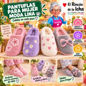RI-ML-01941 Pantuflas para Mujer Moda Lina Diseño 850506