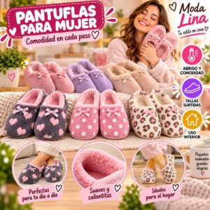 RI-ML-01945 Pantuflas para Mujer Moda Lina Diseño 850616