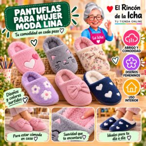 RI-ML-01949 Pantuflas para Mujer Moda Lina Diseño 850599