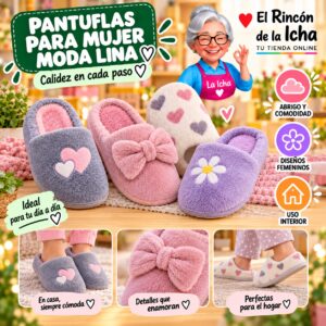 RI-ML-01954 Pantuflas para Mujer Moda Lina Diseño 850620