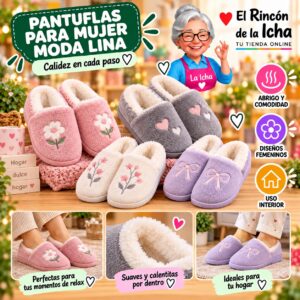 RI-ML-01955 Pantuflas para Mujer Moda Lina Diseño 850664