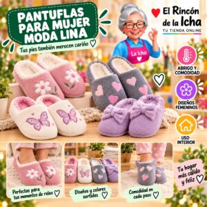 RI-ML-01962 Pantuflas para Mujer Moda Lina Diseño 850617
