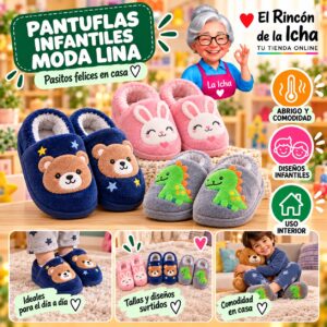 RI-ML-01975 Pantuflas Infantiles Moda Lina Diseño 850177