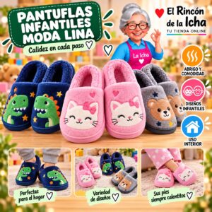 RI-ML-01977 Pantuflas Infantiles Moda Lina Diseño 850638