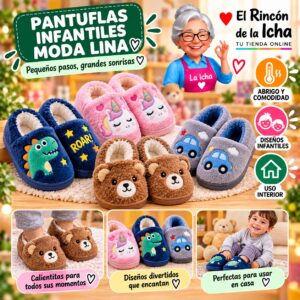RI-ML-01982 Pantuflas Infantiles Moda Lina Diseño 850668