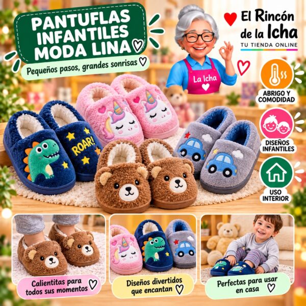 RI-ML-01982 Pantuflas Infantiles Moda Lina Diseño 850668