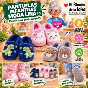 RI-ML-01983 Pantuflas Infantiles Moda Lina Diseño 850711
