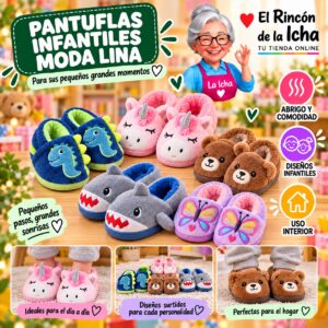 RI-ML-01985 Pantuflas Infantiles Moda Lina Diseño 850712