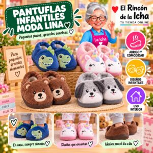 RI-ML-01987 Pantuflas Infantiles Moda Lina Diseño 850709