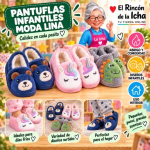 RI-ML-01988 Pantuflas Infantiles Moda Lina Diseño 850710