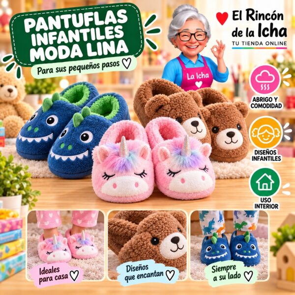 RI-ML-01989 Pantuflas Infantiles Moda Lina Diseño 850669