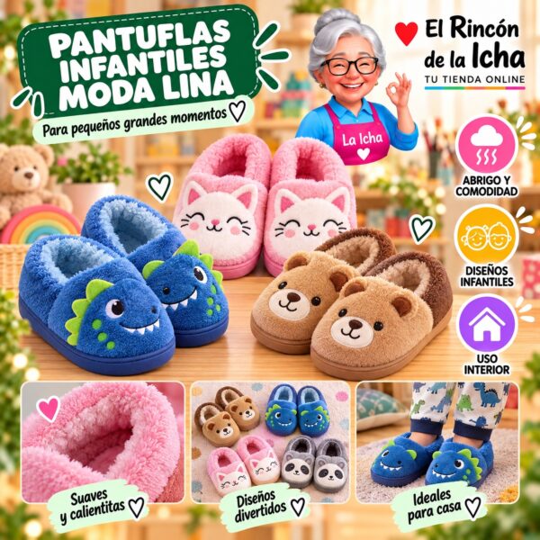 RI-ML-01991 Pantuflas Infantiles Moda Lina Diseño 850707