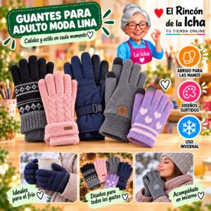 RI-ML-01992 Guantes para Adulto Moda Lina Diseño 950293