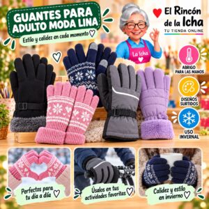 RI-ML-01993 Guantes para Adulto Moda Lina Diseño 950292