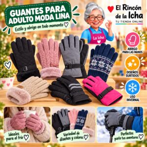 RI-ML-01995 Guantes para Adulto Moda Lina Diseño 950294