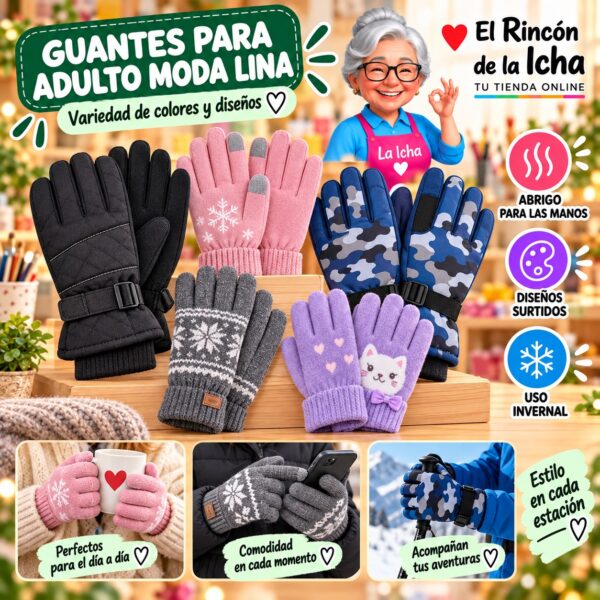 RI-ML-02001 Guantes para Adulto Moda Lina Diseño 951397