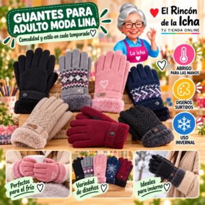 RI-ML-02002 Guantes para Adulto Moda Lina Diseño 951398