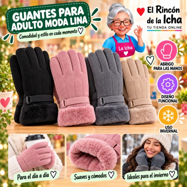 RI-ML-02012 Guantes para Adulto Moda Lina Diseño 951399