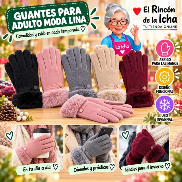 RI-ML-02014 Guantes para Adulto Moda Lina Diseño 951405