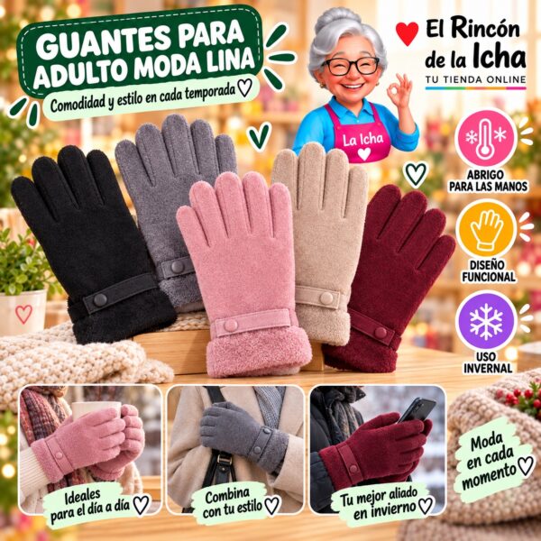 RI-ML-02016 Guantes para Adulto Moda Lina Diseño 951343
