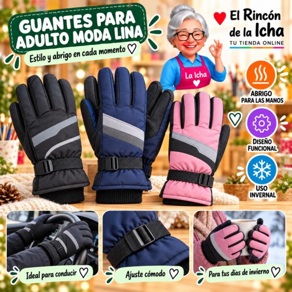 RI-ML-02018 Guantes para Adulto Moda Lina Diseño 951407