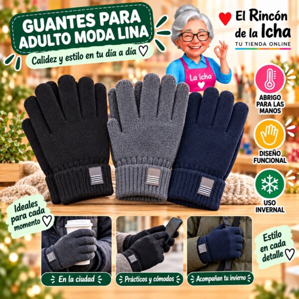 RI-ML-02020 Guantes para Adulto Moda Lina Diseño 951060
