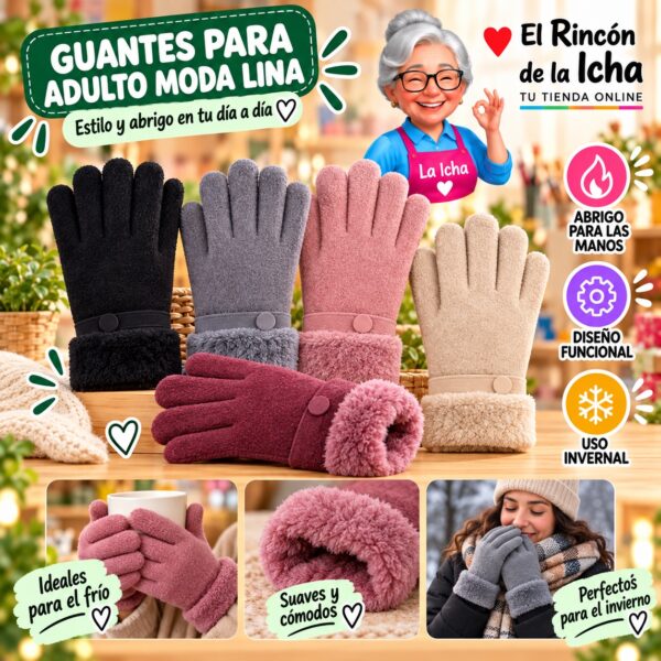 RI-ML-02021 Guantes para Adulto Moda Lina Diseño 951342