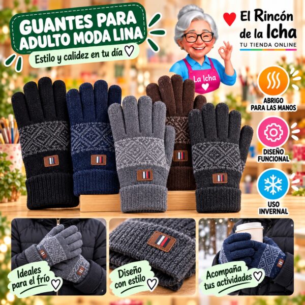 RI-ML-02022 Guantes para Adulto Moda Lina Diseño 951059