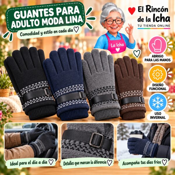 RI-ML-02027 Guantes para Adulto Moda Lina Diseño 951041