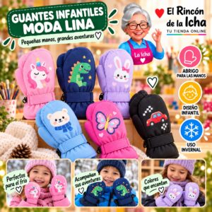 RI-ML-02028 Guantes Infantiles Moda Lina Diseño 951197