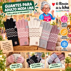 RI-ML-02032 Guantes para Adulto Moda Lina Diseño 950872