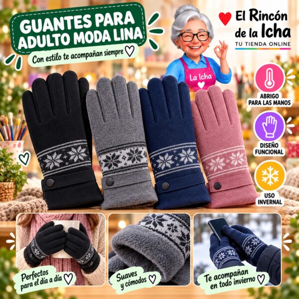 RI-ML-02033 Guantes para Adulto Moda Lina Diseño 951144