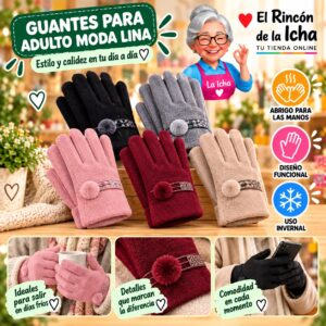 RI-ML-02039 Guantes para Adulto Moda Lina Diseño 950365