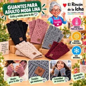 RI-ML-02040 Guantes para Adulto Moda Lina Diseño 950570