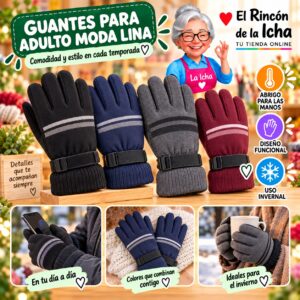RI-ML-02045 Guantes para Adulto Moda Lina Diseño 950971