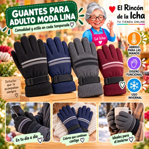 RI-ML-02045 Guantes para Adulto Moda Lina Diseño 950971