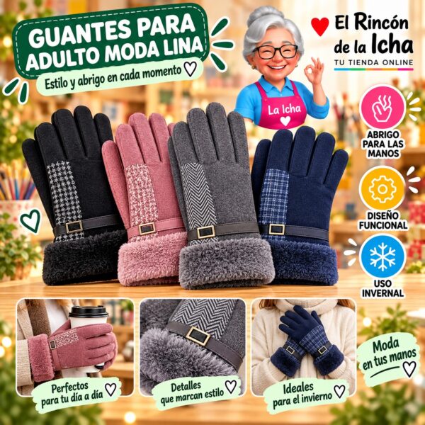 RI-ML-02046 Guantes para Adulto Moda Lina Diseño 950972