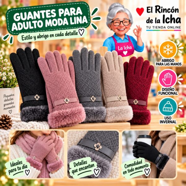 RI-ML-02048 Guantes para Adulto Moda Lina Diseño 950995
