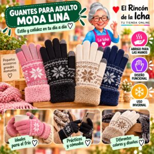 RI-ML-02049 Guantes para Adulto Moda Lina Diseño 950593