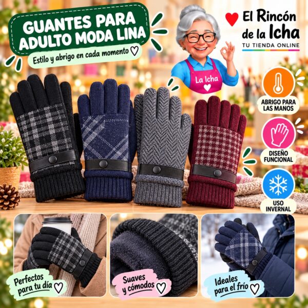 RI-ML-02054 Guantes para Adulto Moda Lina Diseño 950975