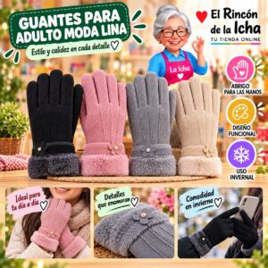 RI-ML-02055 Guantes para Adulto Moda Lina Diseño 950985