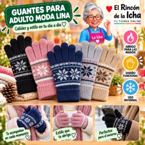 RI-ML-02060 Guantes para Adulto Moda Lina Diseño 951303