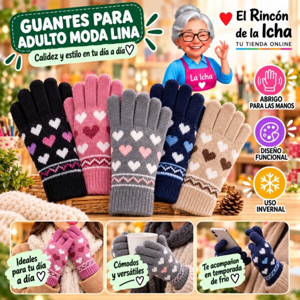 RI-ML-02066 Guantes para Adulto Moda Lina Diseño 951300