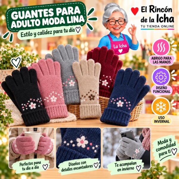 RI-ML-02068 Guantes para Adulto Moda Lina Diseño 951171