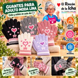 RI-ML-02070 Guantes para Adulto Moda Lina Diseño 951296