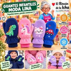 RI-ML-02077 Guantes Infantiles Moda Lina Diseño 951150