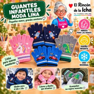 RI-ML-02082 Guantes Infantiles Moda Lina Diseño 951154