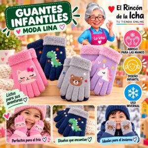 RI-ML-02083 Guantes Infantiles Moda Lina Diseño 951008