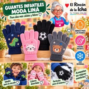 RI-ML-02084 Guantes Infantiles Moda Lina Diseño 950368