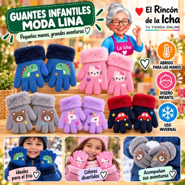 RI-ML-02085 Guantes Infantiles Moda Lina Diseño 950367